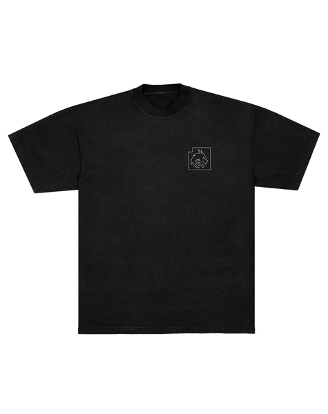 boxr x spirit shirt - black